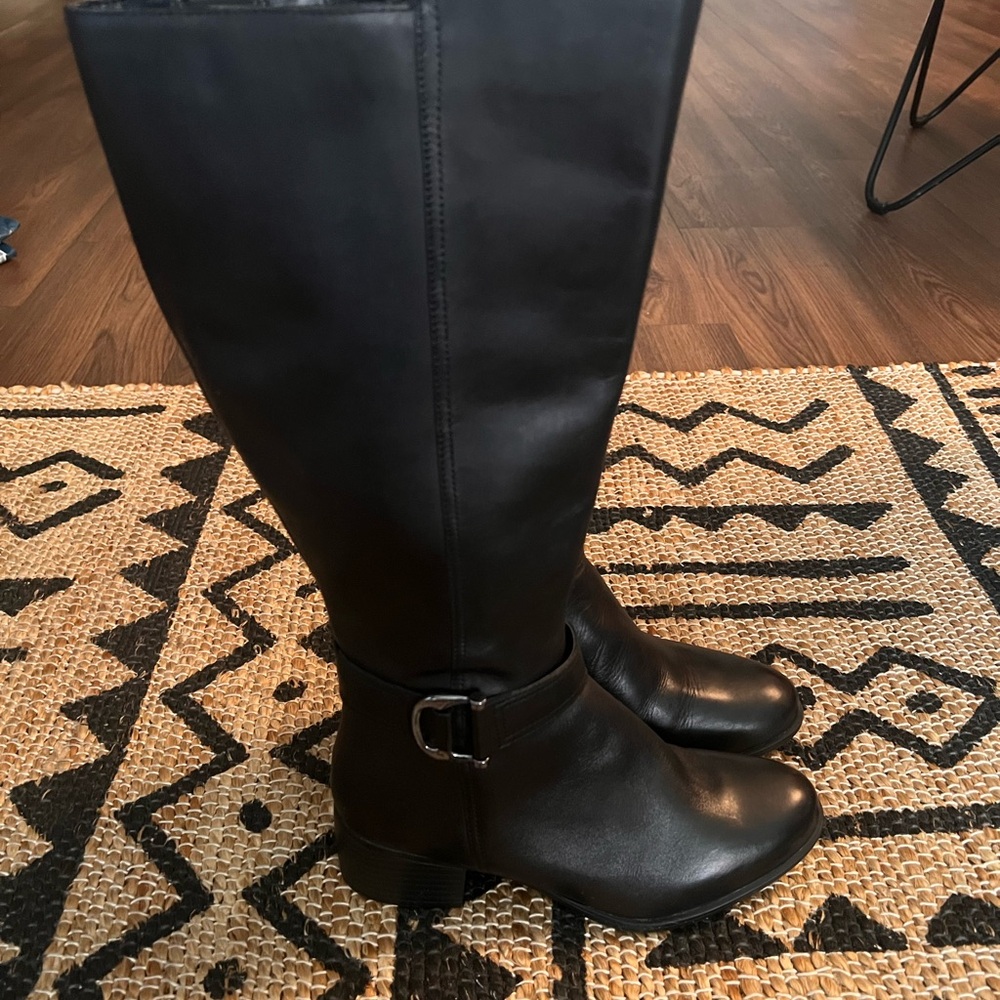 Naturalizer Black Heeled Boots